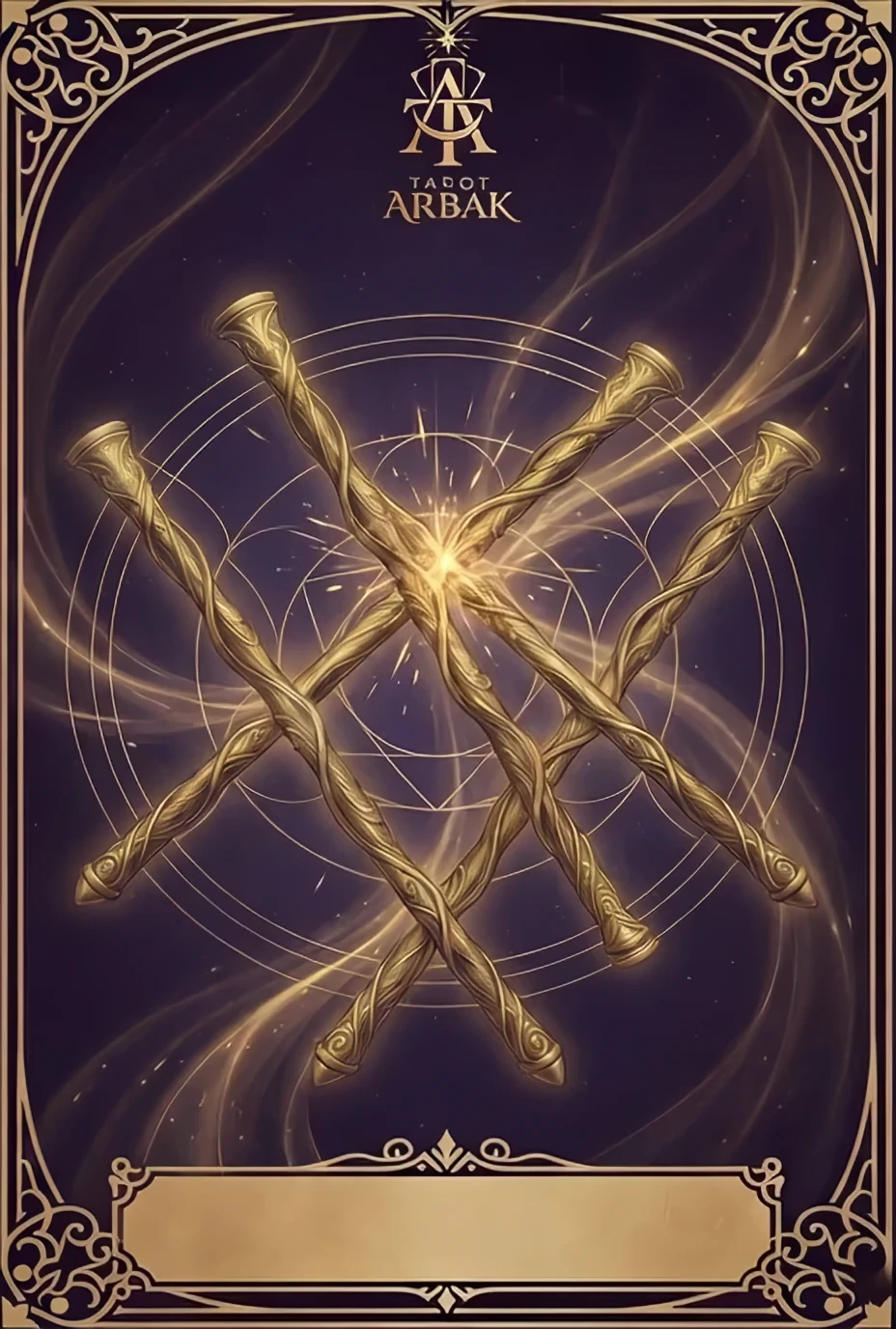Five of Wands Tarot Card Meaning - Upright & Reversed | Tarot Arbak