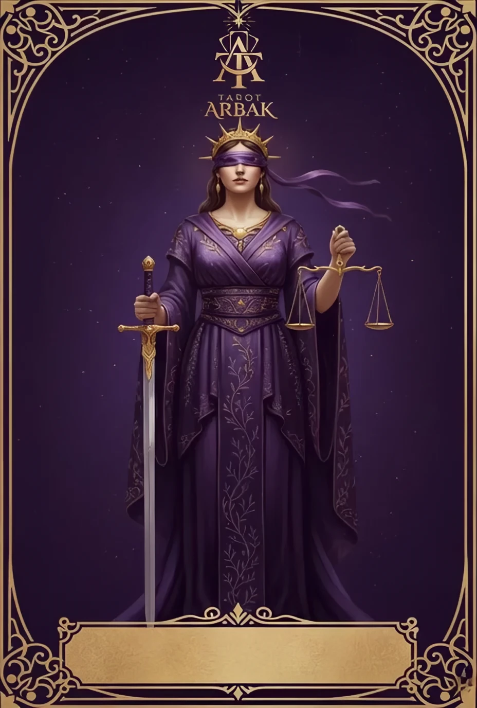 Justice Tarot Card Meaning - Upright & Reversed | Tarot Arbak